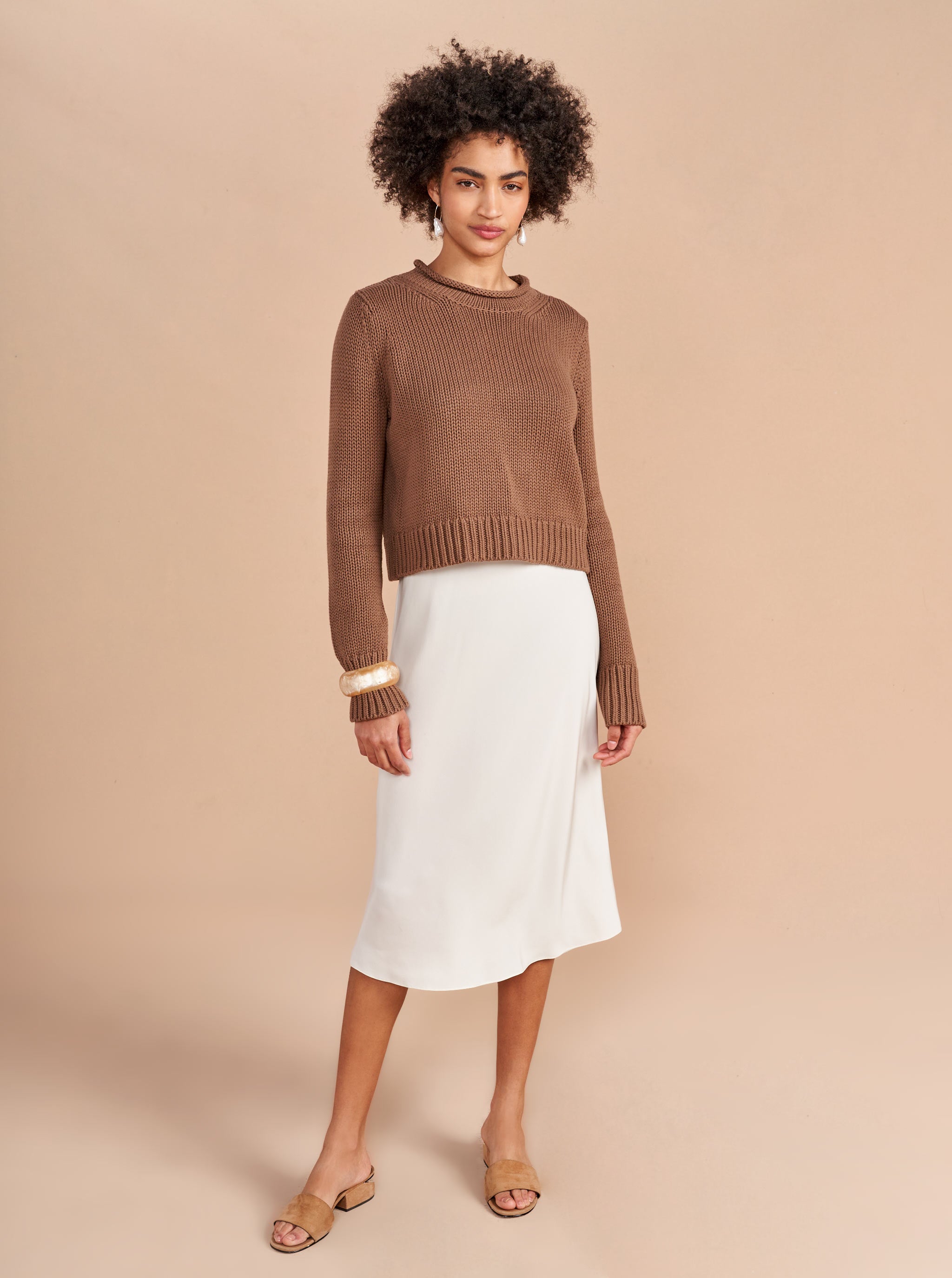 Solid Mini Marina Sweater - La Ligne