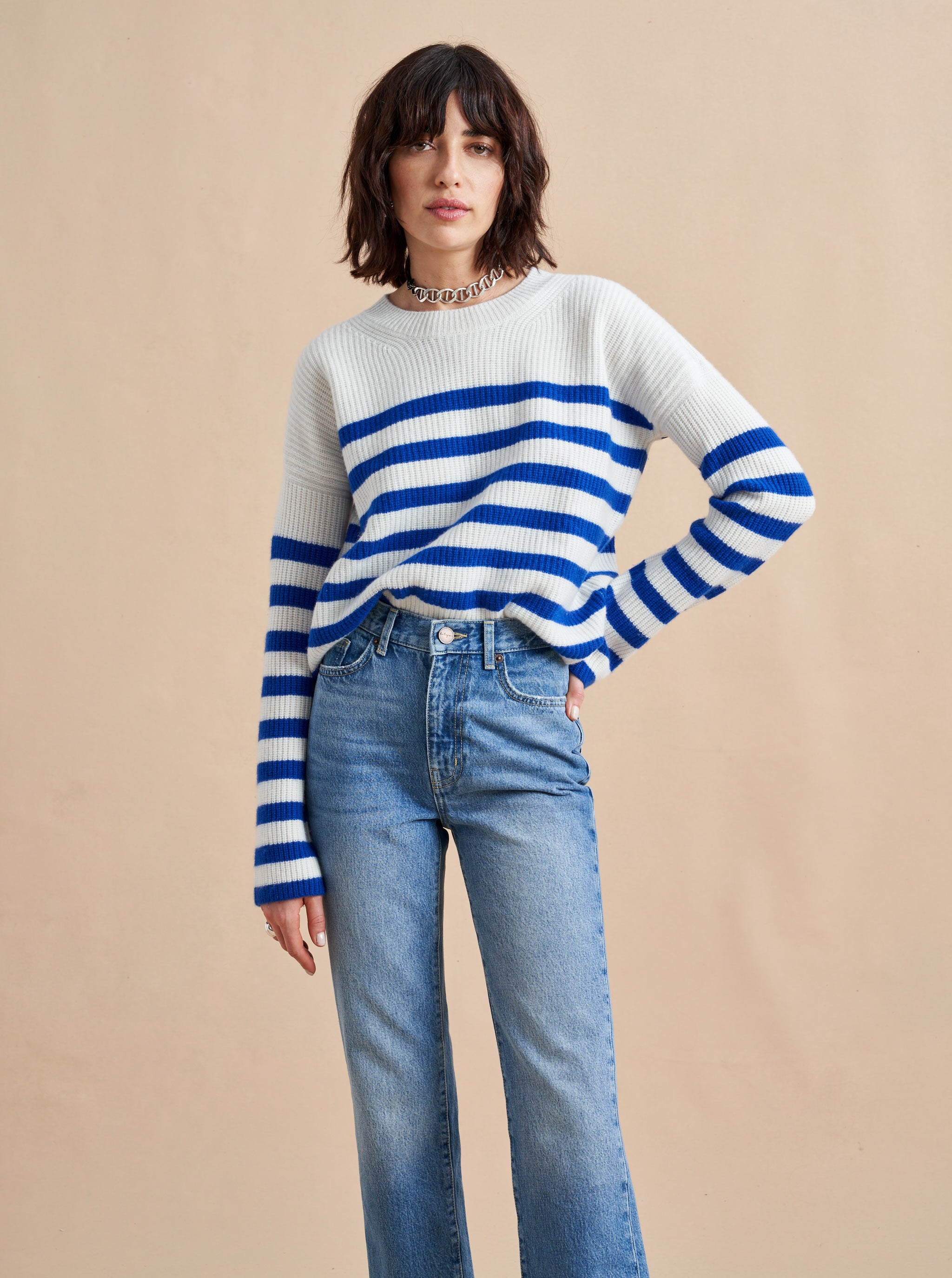 Mini Striped Toujours Sweater - La Ligne
